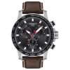 TISSOT Men’s Swiss Made Quartz Brown Leather Strap Black Dial 45mm Watch T125.617.16.051.01 UAE DUBAI AJMAN SHARJAH ABU DHABI RAS AL KHAIMA UMM UL QUWAIN ALAIN FUJAIRAH