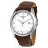 TISSOT Men’s Swiss Made Quartz Brown Leather Strap Silver Dial 39mm Watch T035.410.16.031.00 UAE DUBAI AJMAN SHARJAH ABU DHABI RAS AL KHAIMA UMM UL QUWAIN ALAIN FUJAIRAH