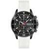 Hugo Boss Men’s Quartz White Silicone Strap Black Dial 45mm Watch 1513966 UAE DUBAI AJMAN SHARJAH ABU DHABI RAS AL KHAIMA UMM UL QUWAIN ALAIN FUJAIRAH