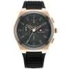 Tommy Hilfiger Men’s Quartz Black Silicone Strap Grey Dial 44mm Watch 1791931 UAE DUBAI AJMAN SHARJAH ABU DHABI RAS AL KHAIMA UMM UL QUWAIN ALAIN FUJAIRAH