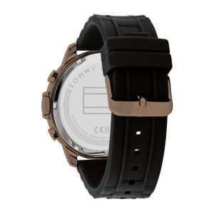 Tommy Hilfiger Men’s Quartz Black Silicone Strap Black Dial 50mm Watch 1710491 UAE DUBAI AJMAN SHARJAH ABU DHABI RAS AL KHAIMA UMM UL QUWAIN ALAIN FUJAIRAH