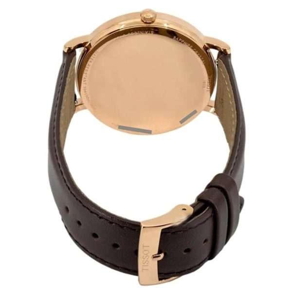 TISSOT Men’s Swiss Made Quartz Brown Leather Strap White Dial 40mm Watch T143.410.36.011.00 UAE DUBAI AJMAN SHARJAH ABU DHABI RAS AL KHAIMA UMM UL QUWAIN ALAIN FUJAIRAH