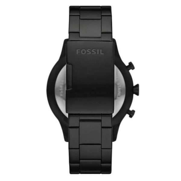 Fossil Men’s Quartz Black Stainless Steel Black Dial 44mm Watch FS5811 UAE DUBAI AJMAN SHARJAH ABU DHABI RAS AL KHAIMA UMM UL QUWAIN ALAIN FUJAIRAH