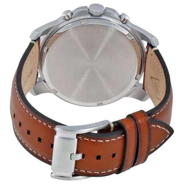 Fossil Men’s Quartz Leather Strap Silver Dial 44mm Watch FS5184 UAE DUBAI AJMAN SHARJAH ABU DHABI RAS AL KHAIMA UMM UL QUWAIN ALAIN FUJAIRAH