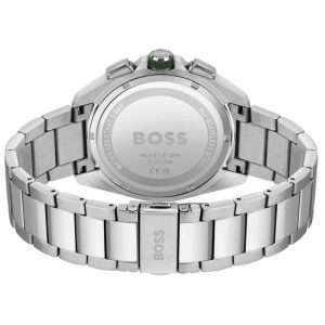 Hugo Boss Men’s Quartz Silver Stainless Steel Green Dial 44mm Watch 1513951 UAE DUBAI AJMAN SHARJAH ABU DHABI RAS AL KHAIMA UMM UL QUWAIN ALAIN FUJAIRAH