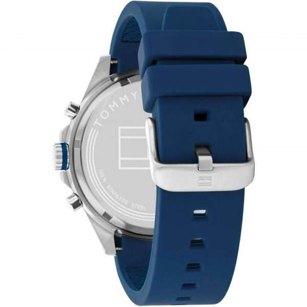 Tommy Hilfiger Men’s Quartz Blue Silicone Strap Blue Dial 45mm Watch 1791970 UAE DUBAI AJMAN SHARJAH ABU DHABI RAS AL KHAIMA UMM UL QUWAIN ALAIN FUJAIRAH