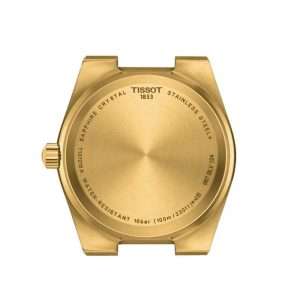 Tissot Unisex Quartz Swiss Made Gold Stainless Steel Gold Dial 35mm Watch T137.210.33.021.00 UAE DUBAI AJMAN SHARJAH ABU DHABI RAS AL KHAIMA UMM UL QUWAIN ALAIN FUJAIRAH
