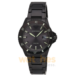 Emporio Armani Men’s Quartz Stainless Steel Grey Dial 42mm Watch AR11398