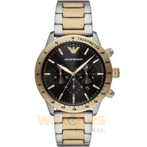 Emporio Armani Men’s Quartz Two-tone Stainless Steel Black Dial 43mm Watch AR11521 UAE DUBAI AJMAN SHARJAH ABU DHABI RAS AL KHAIMA UMM UL QUWAIN ALAIN FUJAIRAH