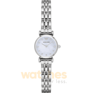 Emporio Armani Women’s Quartz Silver Stainless Steel Mother Of Pearl Dial 22mm Watch AR1961 UAE DUBAI AJMAN SHARJAH ABU DHABI RAS AL KHAIMA UMM UL QUWAIN ALAIN FUJAIRAH