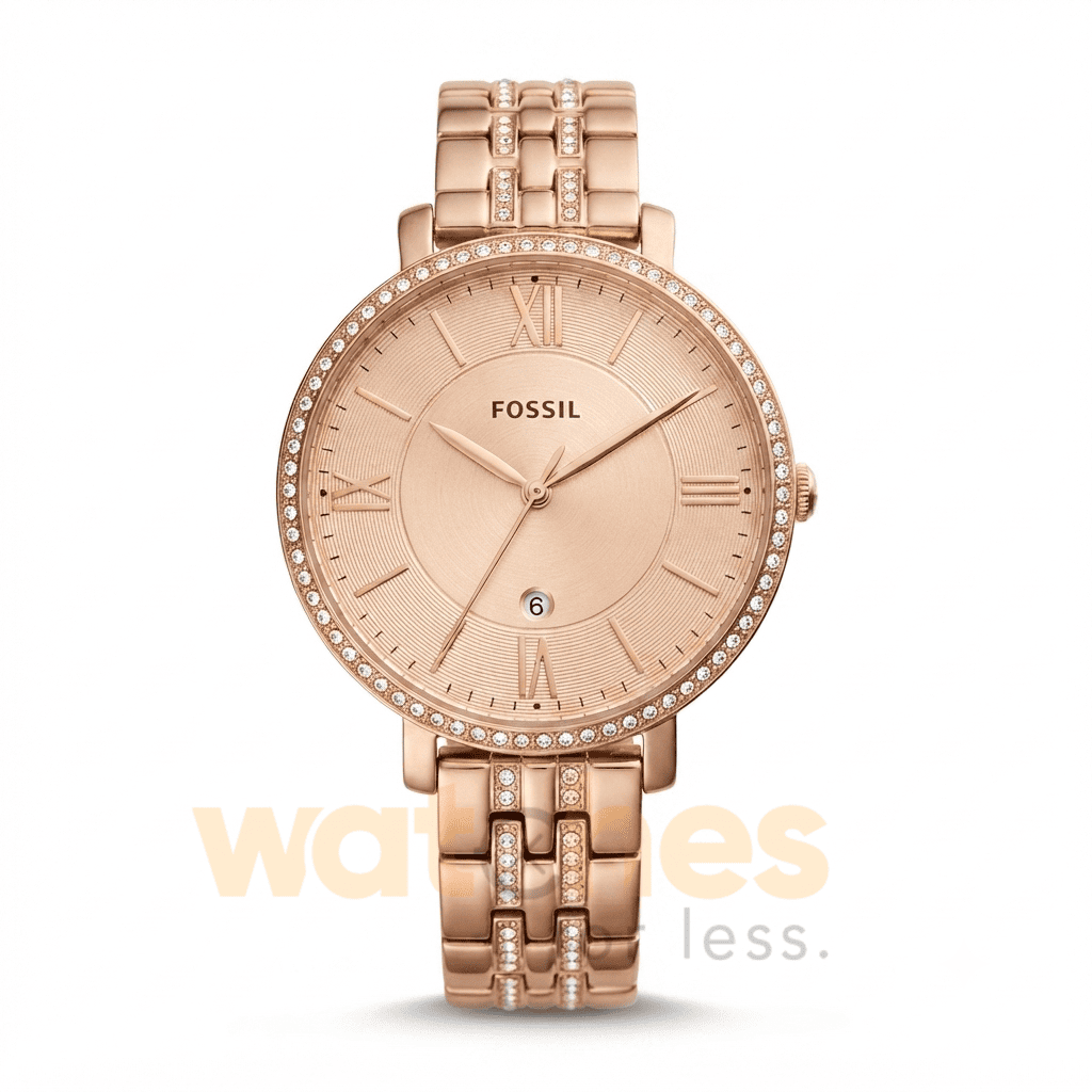 Fossil Women’s Quartz Stainless Steel Rose Gold Dial 36mm Watch ES3546 UAE DUBAI AJMAN SHARJAH ABU DHABI RAS AL KHAIMA UMM UL QUWAIN ALAIN FUJAIRAH