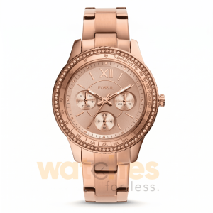 Fossil Women’s Quartz Rose Gold Stainless Steel Rose Gold Dial 37mm Watch ES5106 UAE DUBAI AJMAN SHARJAH ABU DHABI RAS AL KHAIMA UMM UL QUWAIN ALAIN FUJAIRAH