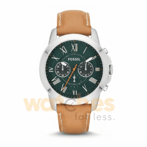 Fossil Men’s Quartz Leather Strap Green Dial 44mm Watch FS4918 UAE DUBAI AJMAN SHARJAH ABU DHABI RAS AL KHAIMA UMM UL QUWAIN ALAIN FUJAIRAH