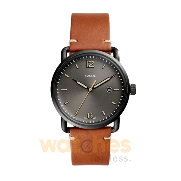 Fossil Men’s Quartz Leather Strap Black Dial 42mm Watch FS5276 UAE DUBAI AJMAN SHARJAH ABU DHABI RAS AL KHAIMA UMM UL QUWAIN ALAIN FUJAIRAH