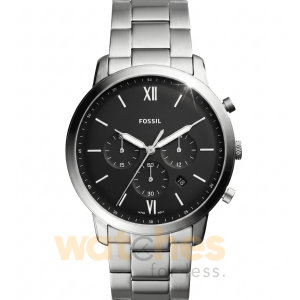 Fossil Men’s Quartz Stainless Steel Black Dial 44mm Watch FS5384 UAE DUBAI AJMAN SHARJAH ABU DHABI RAS AL KHAIMA UMM UL QUWAIN ALAIN FUJAIRAH