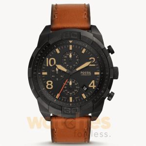 Fossil Men’s Quartz Leather Strap Black Dial 50mm Watch FS5714 UAE DUBAI AJMAN SHARJAH ABU DHABI RAS AL KHAIMA UMM UL QUWAIN ALAIN FUJAIRAH