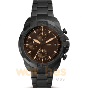 Fossil Men’s Quartz Black Stainless Steel Black Dial 44mm Watch FS5851 (Shelf Leftover)