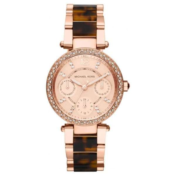 Michael Kors Women’s Quartz Two-tone Stainless Steel Rose Gold Dial 33mm Watch MK5841 UAE DUBAI AJMAN SHARJAH ABU DHABI RAS AL KHAIMA UMM UL QUWAIN ALAIN FUJAIRAH