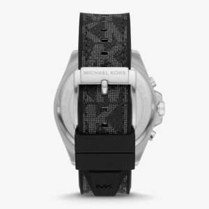 Michael Kors Men’s Quartz Black Silicone & Leather Strap Black Dial 45mm Watch MK8850 UAE DUBAI AJMAN SHARJAH ABU DHABI RAS AL KHAIMA UMM UL QUWAIN ALAIN FUJAIRAH