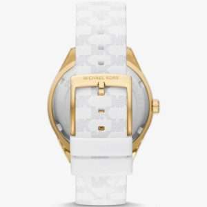 Michael Kors Women’s Quartz White Silicone Strap Gold Dial 40mm Watch MK7267 UAE DUBAI AJMAN SHARJAH ABU DHABI RAS AL KHAIMA UMM UL QUWAIN ALAIN FUJAIRAH