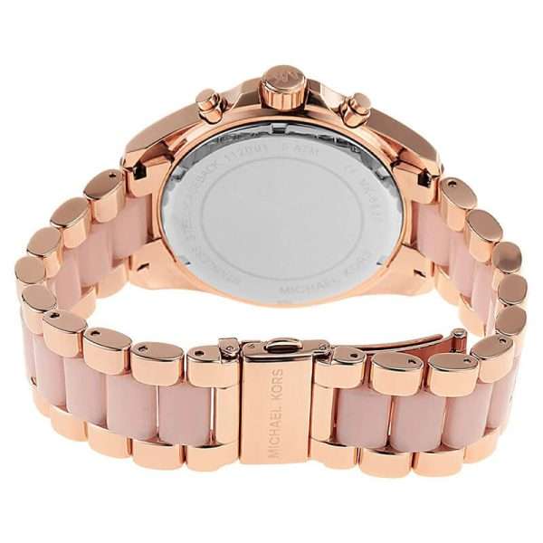 Michael Kors Women’s Quartz Rose Gold Stainless Steel Pink Mother of Pearl Dial 43mm Watch MK6830 UAE DUBAI AJMAN SHARJAH ABU DHABI RAS AL KHAIMA UMM UL QUWAIN ALAIN FUJAIRAH