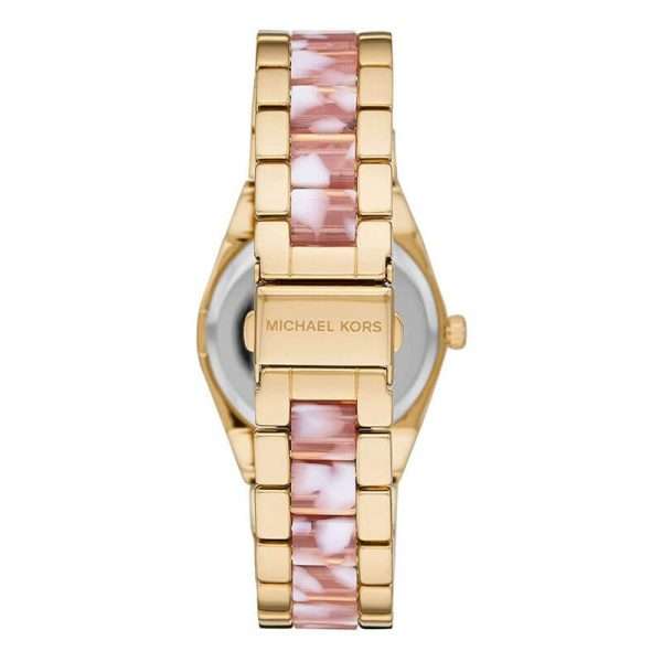 Michael Kors Women’s Quartz Two-tone Stainless Steel Pink Mother of Pearl Dial 36mm Watch MK6650 UAE DUBAI AJMAN SHARJAH ABU DHABI RAS AL KHAIMA UMM UL QUWAIN ALAIN FUJAIRAH