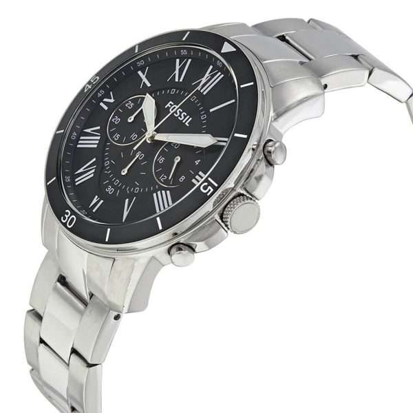 Fossil Men’s Quartz Stainless Steel Black Dial 44mm Watch FS5236 UAE DUBAI AJMAN SHARJAH ABU DHABI RAS AL KHAIMA UMM UL QUWAIN ALAIN FUJAIRAH