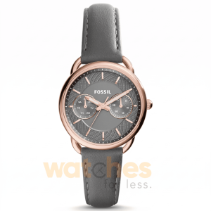 Fossil Women’s Quartz Grey Leather Strap Grey Dial 35mm Watch ES3913 UAE DUBAI AJMAN SHARJAH ABU DHABI RAS AL KHAIMA UMM UL QUWAIN ALAIN FUJAIRAH