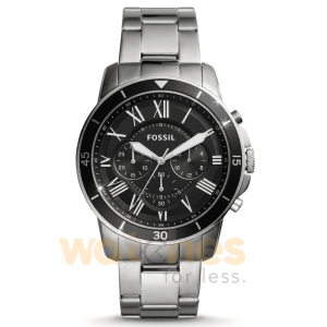 Fossil Men’s Quartz Stainless Steel Black Dial 44mm Watch FS5236 UAE DUBAI AJMAN SHARJAH ABU DHABI RAS AL KHAIMA UMM UL QUWAIN ALAIN FUJAIRAH