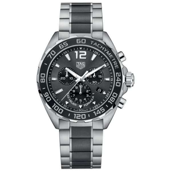 Tag Heuer Men’s Quartz Swiss Made Two-tone Stainless Steel Grey Dial 43mm Watch CAZ1011.BA0843 UAE DUBAI AJMAN SHARJAH ABU DHABI RAS AL KHAIMA UMM UL QUWAIN ALAIN FUJAIRAH