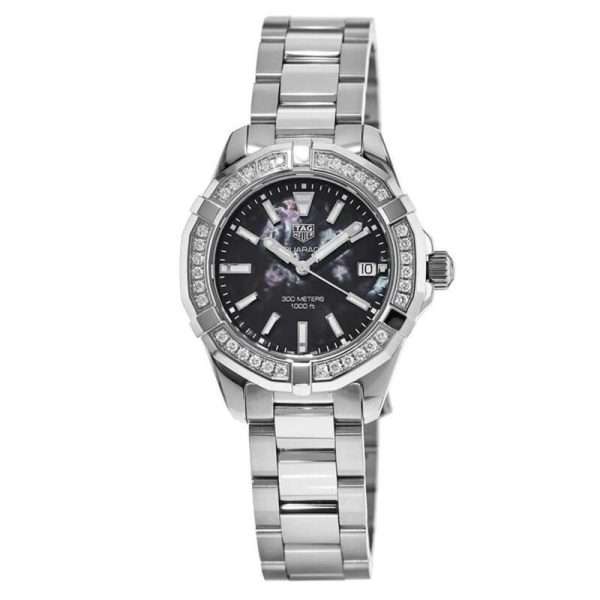 Tag Heuer Women’s Quartz Swiss Made Silver Stainless Steel Black Dial 35mm Watch WAY131P.BA0748 UAE DUBAI AJMAN SHARJAH ABU DHABI RAS AL KHAIMA UMM UL QUWAIN ALAIN FUJAIRAH