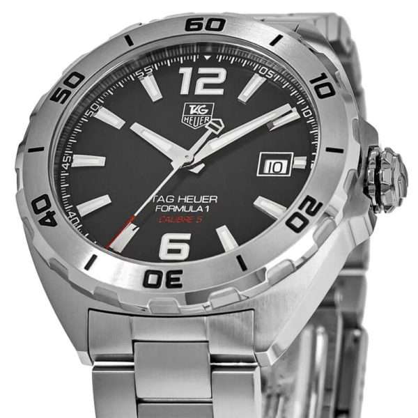 Tag Heuer Men’s Automatic Swiss Made Silver Stainless Steel Black Dial 41mm Watch WAZ2113.BA0875 UAE DUBAI AJMAN SHARJAH ABU DHABI RAS AL KHAIMA UMM UL QUWAIN ALAIN FUJAIRAH