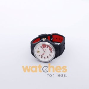 Ferrari Men’s Quartz Black Silicone Strap White Dial 42mm Watch 830013 UAE DUBAI AJMAN SHARJAH ABU DHABI RAS AL KHAIMA UMM UL QUWAIN ALAIN FUJAIRAH