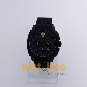 Ferrari Men’s Quartz Black Silicone Strap Black Dial 46mm Watch 830114 UAE DUBAI AJMAN SHARJAH ABU DHABI RAS AL KHAIMA UMM UL QUWAIN ALAIN FUJAIRAH