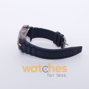 Tommy Hilfiger Men’s Analog Digital Grey Silicone Strap Grey Dial 45mm Watch 1790783