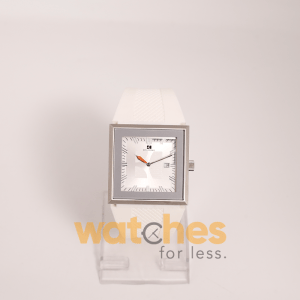 Hugo Boss Men’s Quartz White Silicone Strap Silver Dial 40mm Watch 1512706