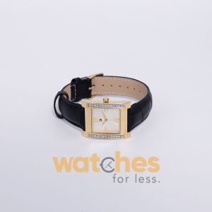 Tommy Hilfiger Women’s Quartz Black Leather Strap Silver Dial 27mm Watch F80262