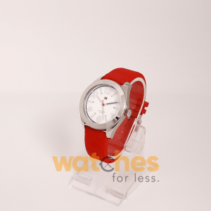 Tommy Hilfiger Men’s Quartz Pink Silicone Strap White Dial 40mm Watch 1781258/2