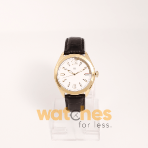 Tommy Hilfiger Women’s Quartz Black Leather Strap White 40mm Watch 1781368
