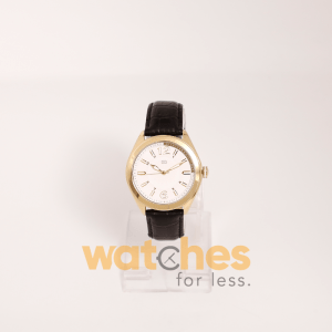 Tommy Hilfiger Women’s Quartz Black Leather Strap White 40mm Watch 1781368