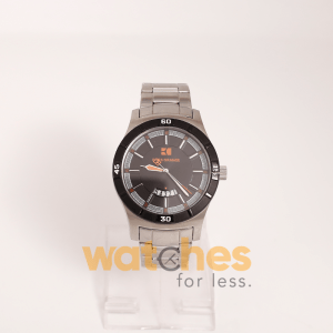 Hugo Boss Men’s Quartz Silver Stainless Steel Black Dial 44mm Watch 1512837