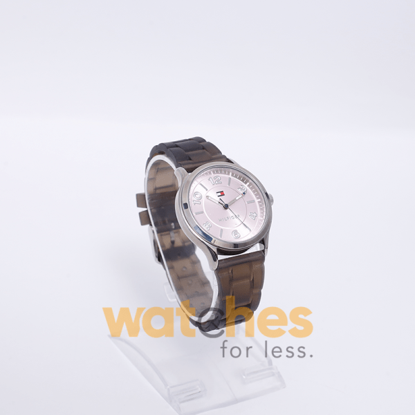 Tommy Hilfiger Women’s Quartz Grey Silicone Strap Light Pink Dial 38mm Watch TH2443951623