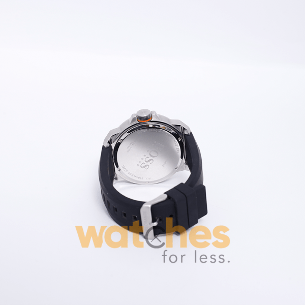 Hugo Boss Men’s Quartz Black Silicone Strap Black Dial 50mm Watch 1513099