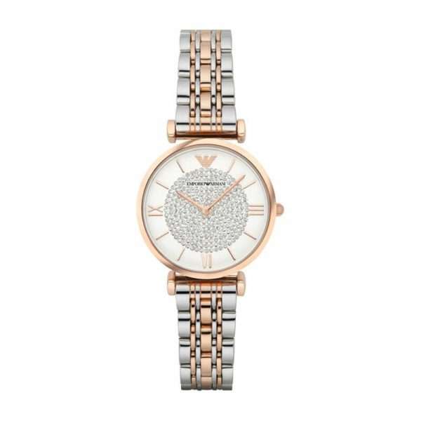 Emporio Armani Women’s Quartz Stainless Steel White Dial 32mm Watch AR80035 UAE DUBAI AJMAN SHARJAH ABU DHABI RAS AL KHAIMA UMM UL QUWAIN ALAIN FUJAIRAH