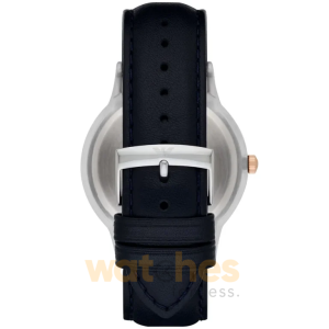 Alternative view of Emporio Armani Men’s Quartz Leather Strap Blue Dial 43mm Watch AR2506