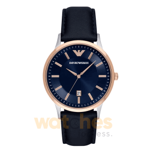 Emporio Armani Men’s Quartz Leather Strap Blue Dial 43mm Watch AR2506 UAE DUBAI AJMAN SHARJAH ABU DHABI RAS AL KHAIMA UMM UL QUWAIN ALAIN FUJAIRAH