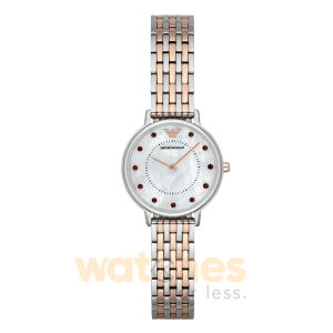 Emporio Armani Women’s Analog Stainless Steel Mother of Pearl Dial 28mm Watch AR2515