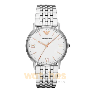 Emporio Armani Men’s Quartz Stainless Steel White Dial 41mm Watch AR80014 UAE DUBAI AJMAN SHARJAH ABU DHABI RAS AL KHAIMA UMM UL QUWAIN ALAIN FUJAIRAH