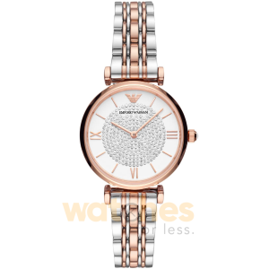 Emporio Armani Women’s Quartz Stainless Steel White Dial 32mm Watch AR80035 UAE DUBAI AJMAN SHARJAH ABU DHABI RAS AL KHAIMA UMM UL QUWAIN ALAIN FUJAIRAH