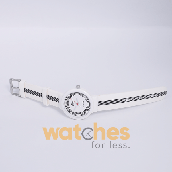 Lacoste Kids Quartz White Silicone Strap White Dial 40mm Watch 2020570 UAE DUBAI AJMAN SHARJAH ABU DHABI RAS AL KHAIMA UMM UL QUWAIN ALAIN FUJAIRAH